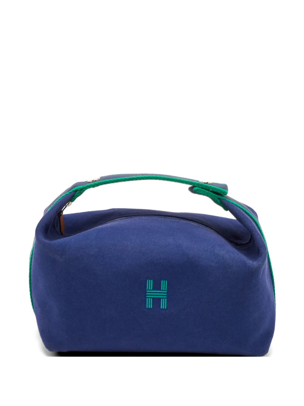 Hermès Pre-Owned 2020-2025 Small Canvas Bride A Brac vanity bag - Blu