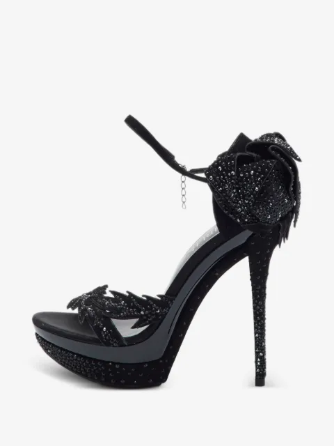 Loriblu crystal-embellished platform sandals