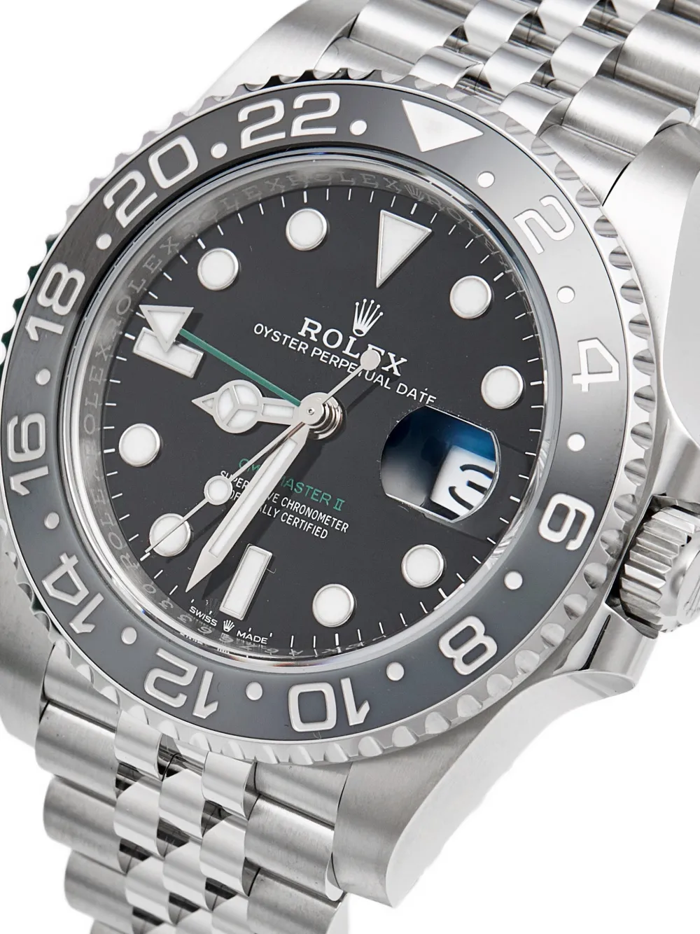 Pre-owned Rolex 2026 Gmt Master Ii 40mm Watch In Black