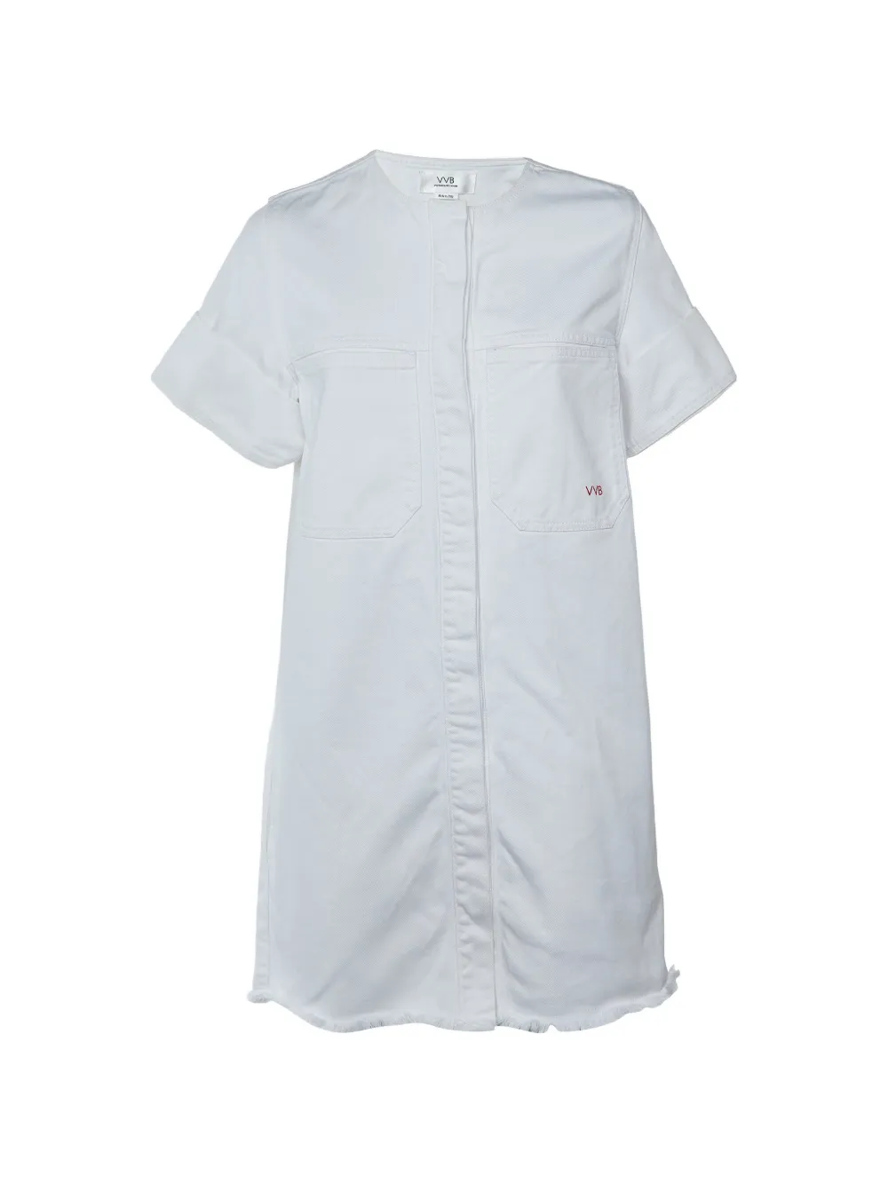 Victoria Victoria Beckham buttoned mini dress - Bianco