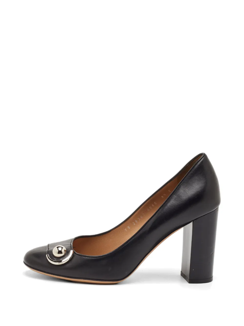 Ferragamo Pre-Owned block heel pumps - Nero