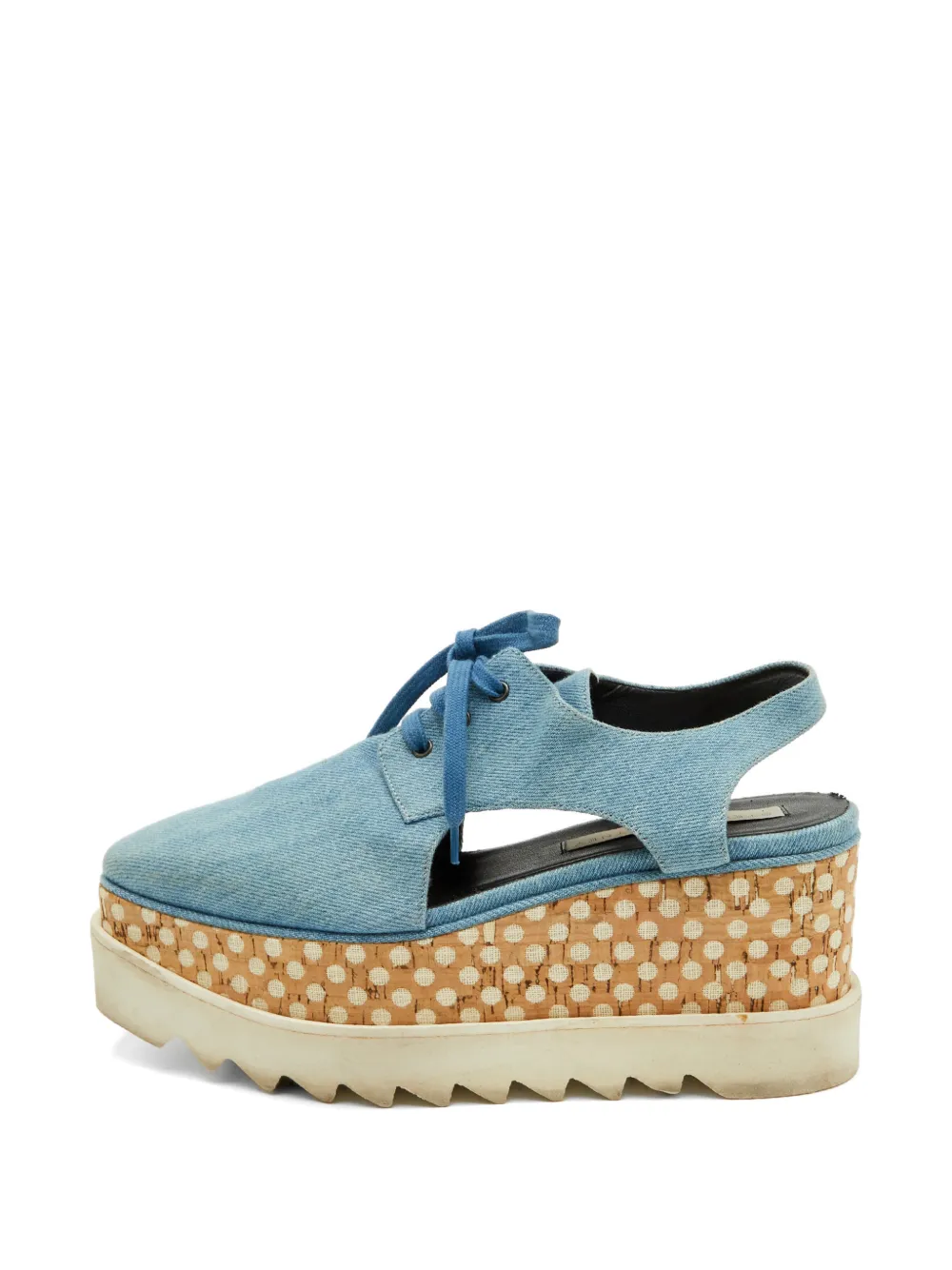 Stella McCartney Pre-Owned Elyse cut-out sneakers - Blu