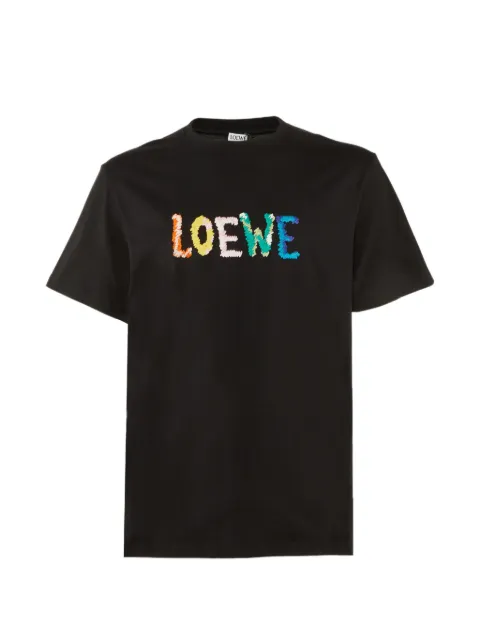 Loewe Pre-Owned Anagram-embroidered T-shirt