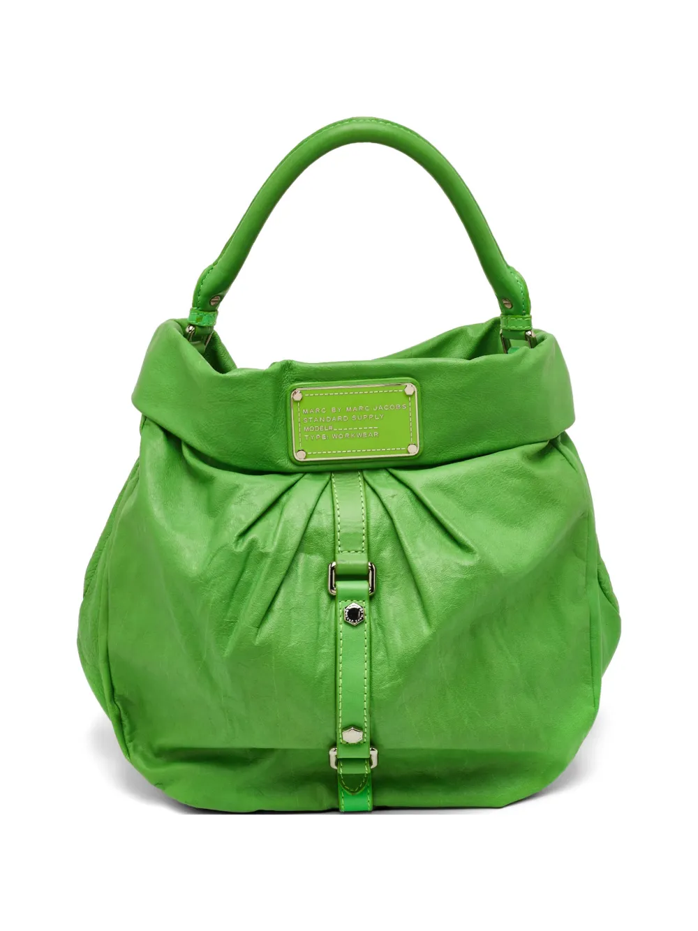 Marc Jacobs Vintage Workwear leather shoulder bag - Verde