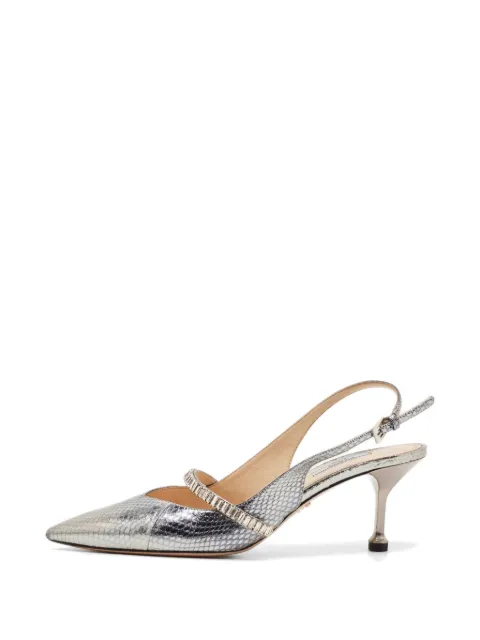 Prada Pre-Owned zapatillas con efecto de piel de serpiente y detalles de cristal