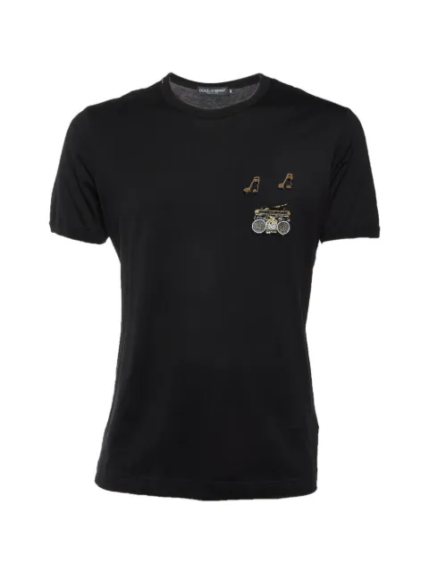 Dolce & Gabbana Pre-Owned camiseta con parche de música