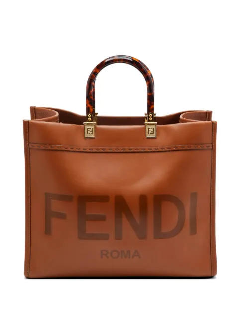 Fendi Pre-Owned Shopper mit Logo-Prägung