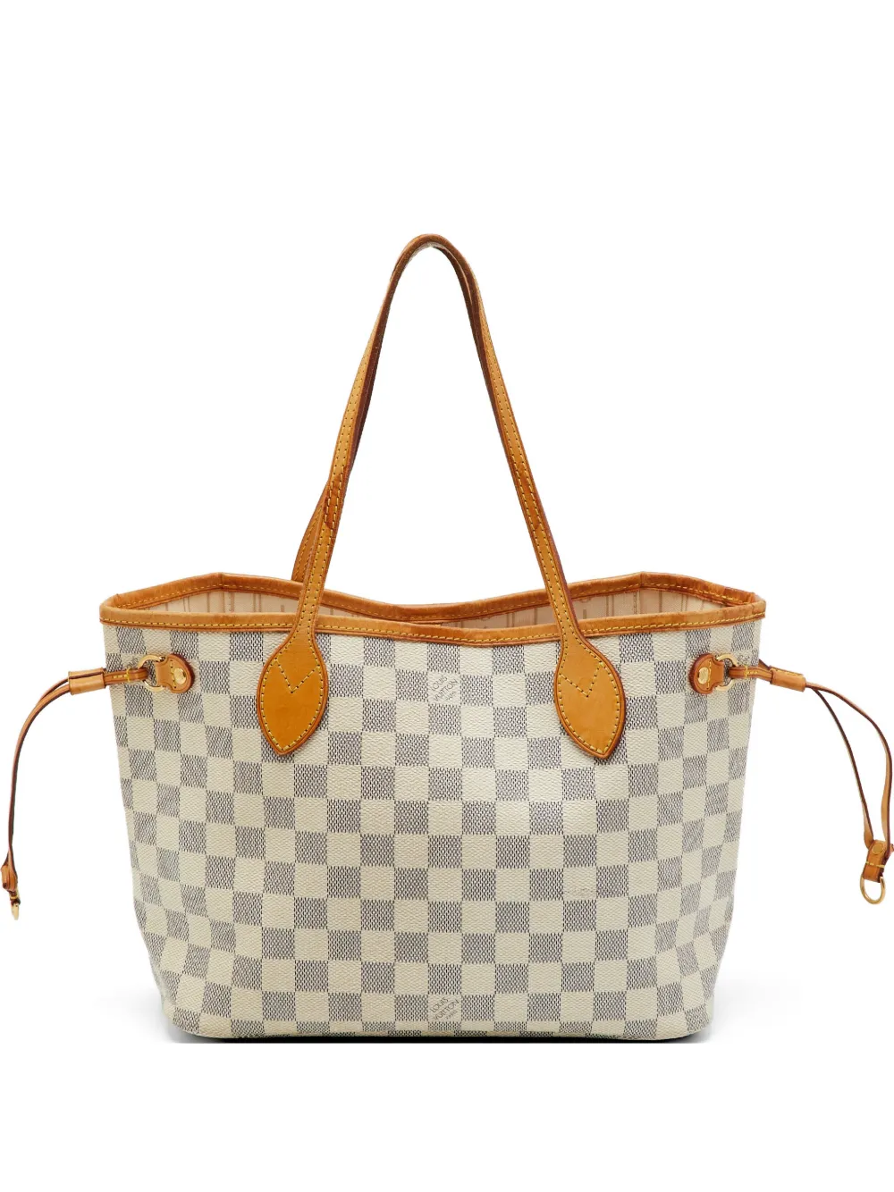 Louis Vuitton Pre-Owned Neverfull Damier Azur tote bag - Bianco