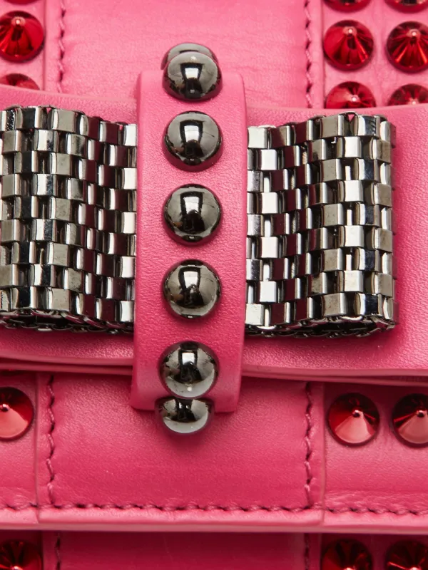 Christian Louboutin Pre-Owned Sweet Charity Spiked Mini Bag | Pink