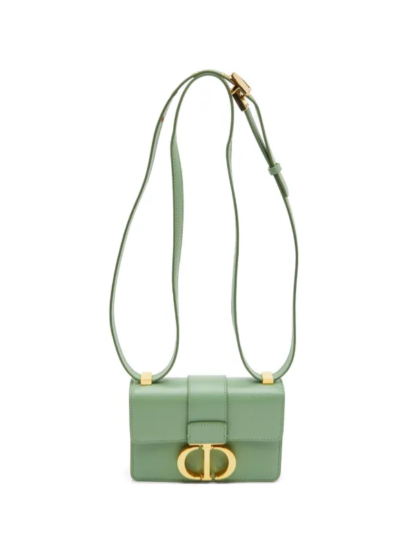 Dior Pre-owned 30 Montaigne Micro Crossbody Bag in Green