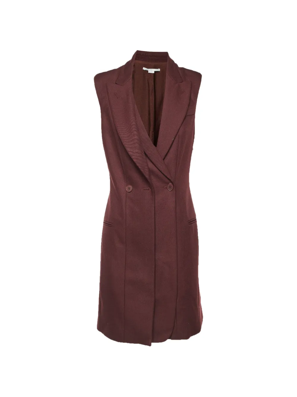 Stella McCartney Pre-Owned double-breasted coat dress - Rosso