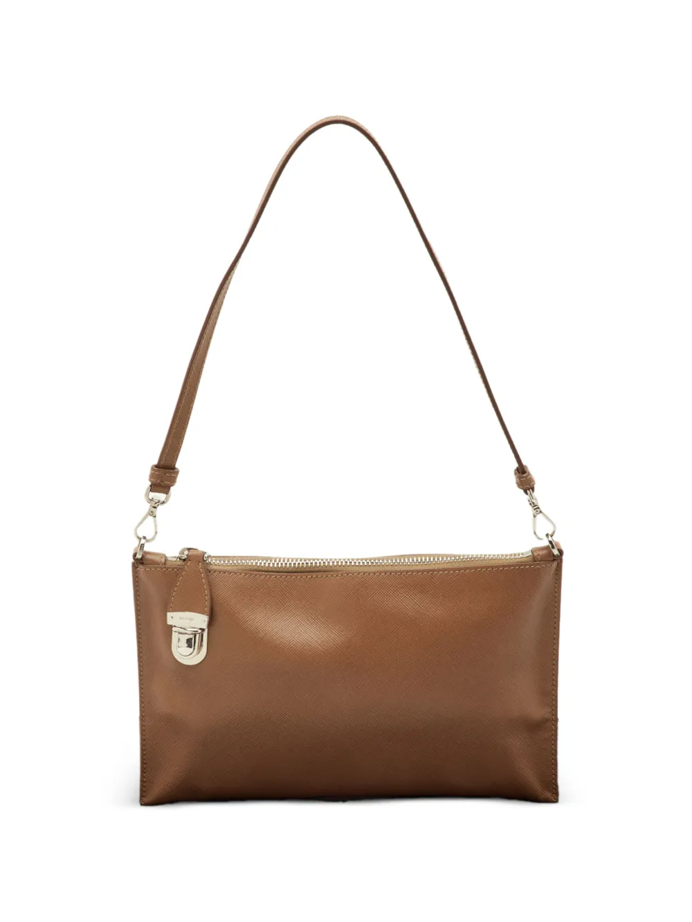 Prada Pre-Owned Saffiano-leather shoulder bag - Toni neutri