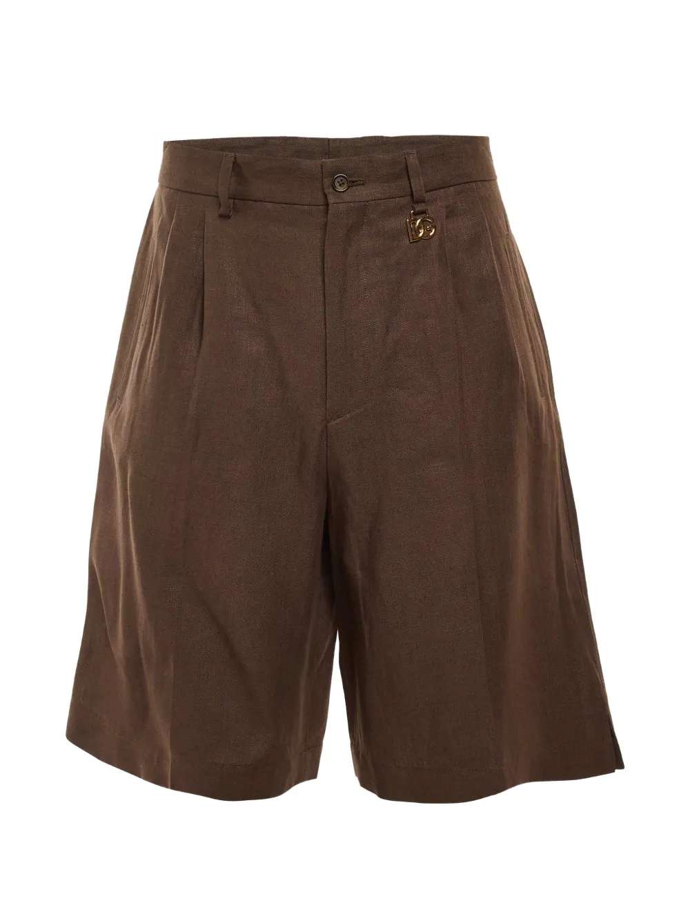 Dolce & Gabbana Pre-Owned logo-detail bermuda shorts - Marrone