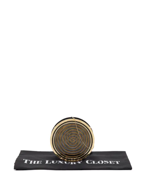Charlotte Olympia Spiral round clutch bag