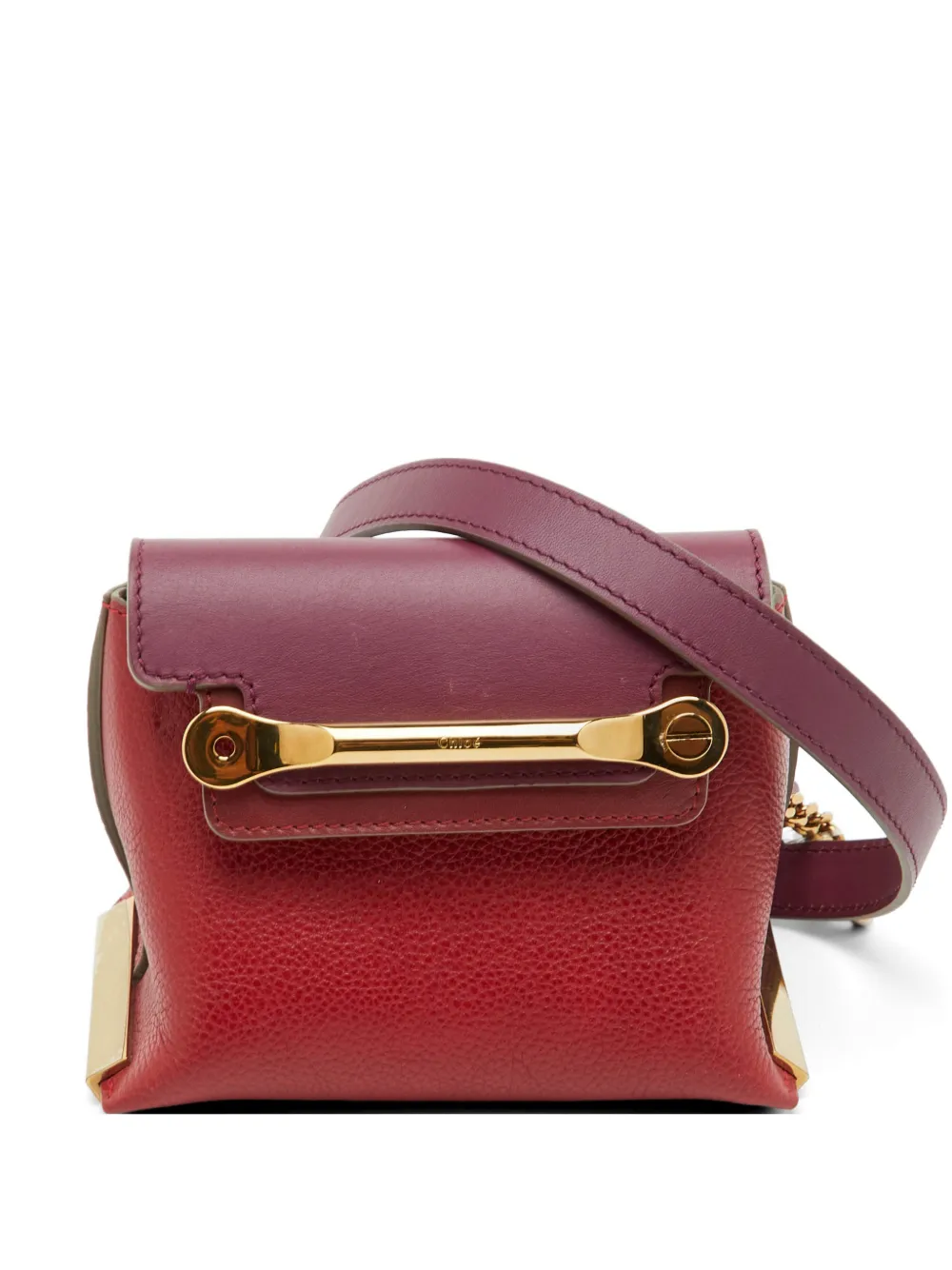 Chloé Pre-Owned mini Clare crossbody bag - Rot