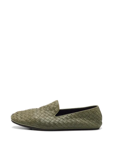 Bottega Veneta Pre-Owned Intrecciato leather loafers