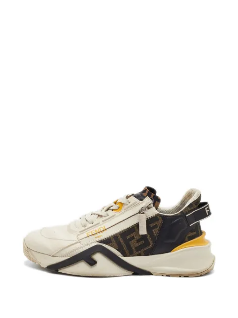 Fendi Pre-Owned Flow Zucca canvas low-top sneakers