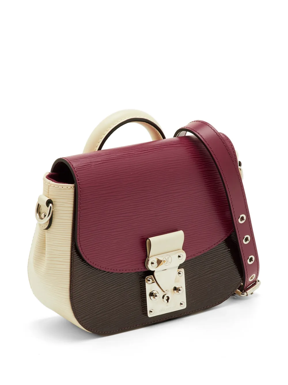 Louis Vuitton Pre-Owned 2012 PM Eden tricolor leather handbag - Marrone