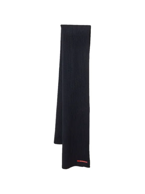 Prada Pre-Owned ribbed-knit wool scarf