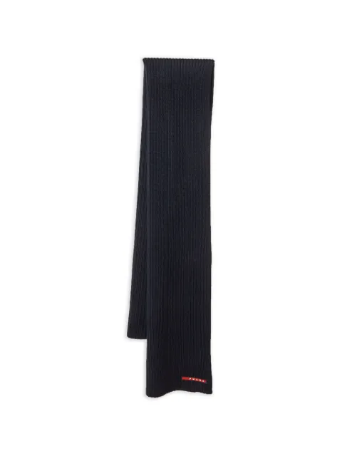 Prada Pre-Owned ribbed-knit wool scarf
