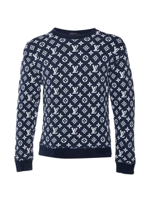 Louis Vuitton Pre-Owned Monogram-pattern jacquard sweater