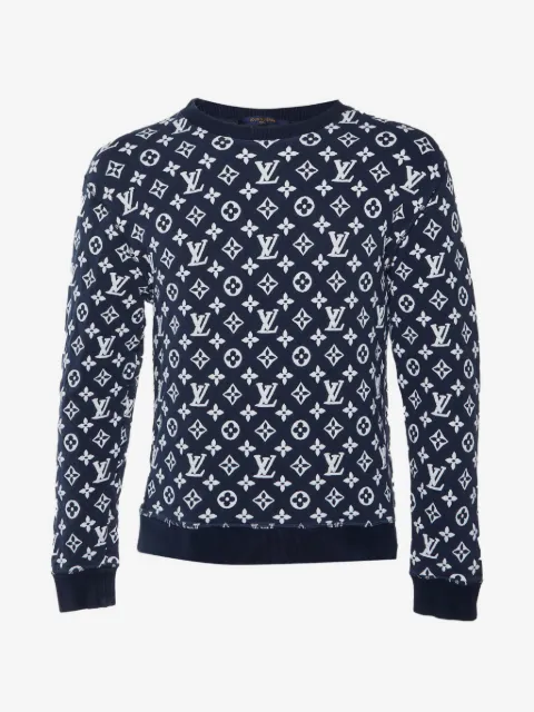 Louis Vuitton Pre-Owned Monogram-pattern jacquard sweater