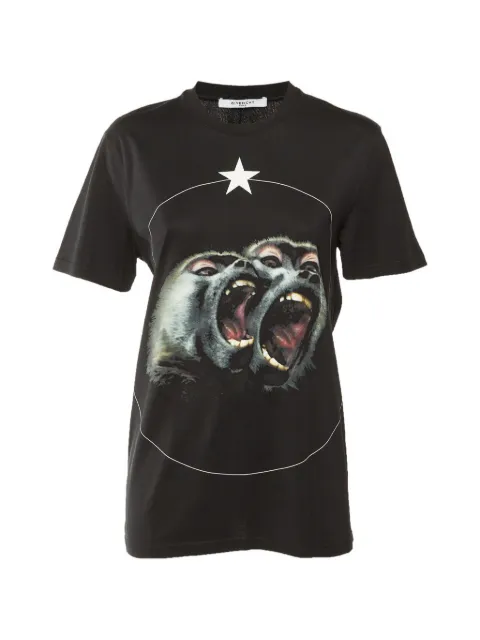 Givenchy Pre-Owned Monkey Brothers-print T-shirt