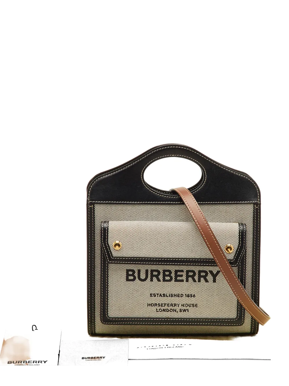 Burberry Pre-Owned Mini Pocket tote bag - Toni neutri