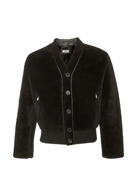 Hermès Pre-Owned chaqueta de piel