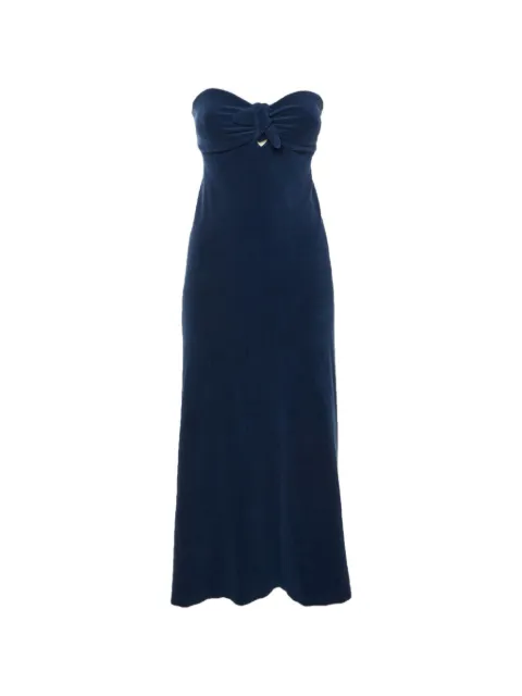ZIMMERMANN knot-detail strapless midi dress
