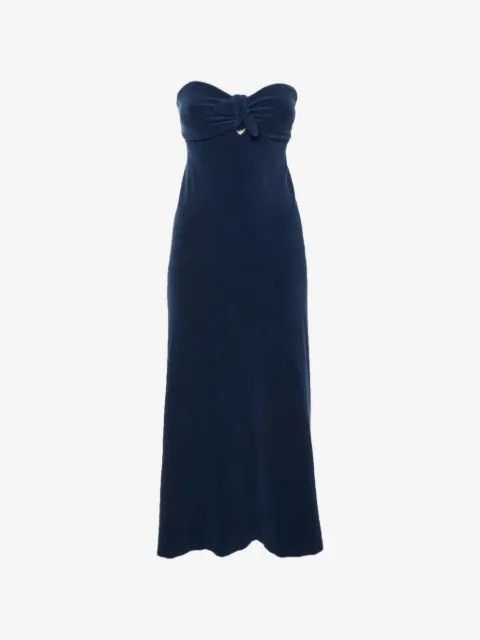 ZIMMERMANN knot-detail strapless midi dress