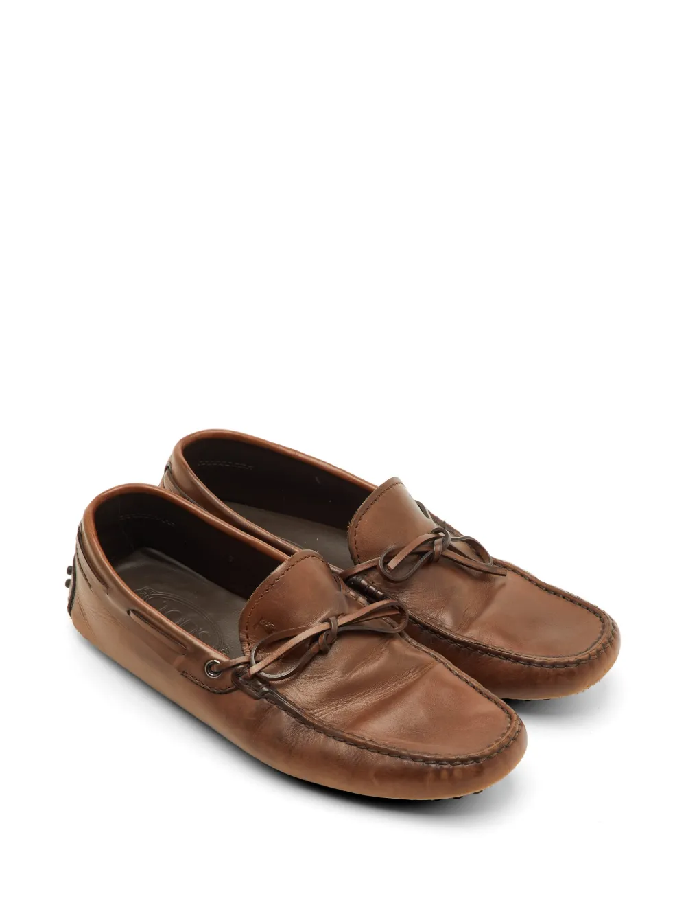 Tod's Vintage Gommino leather loafers - Marrone