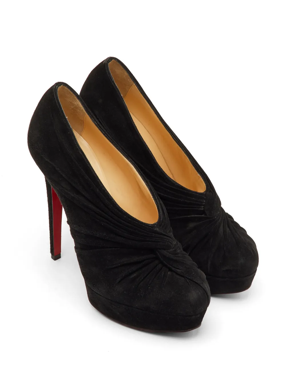 Christian Louboutin Pre-Owned manchon platform pumps - Schwarz