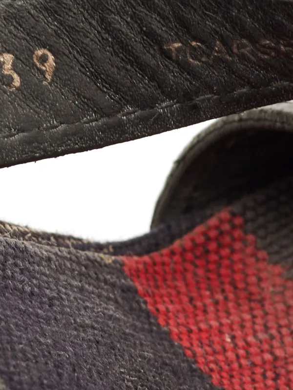 Burberry Pre-Owned ノバチェック サンダル | ブラック | FARFETCH JP