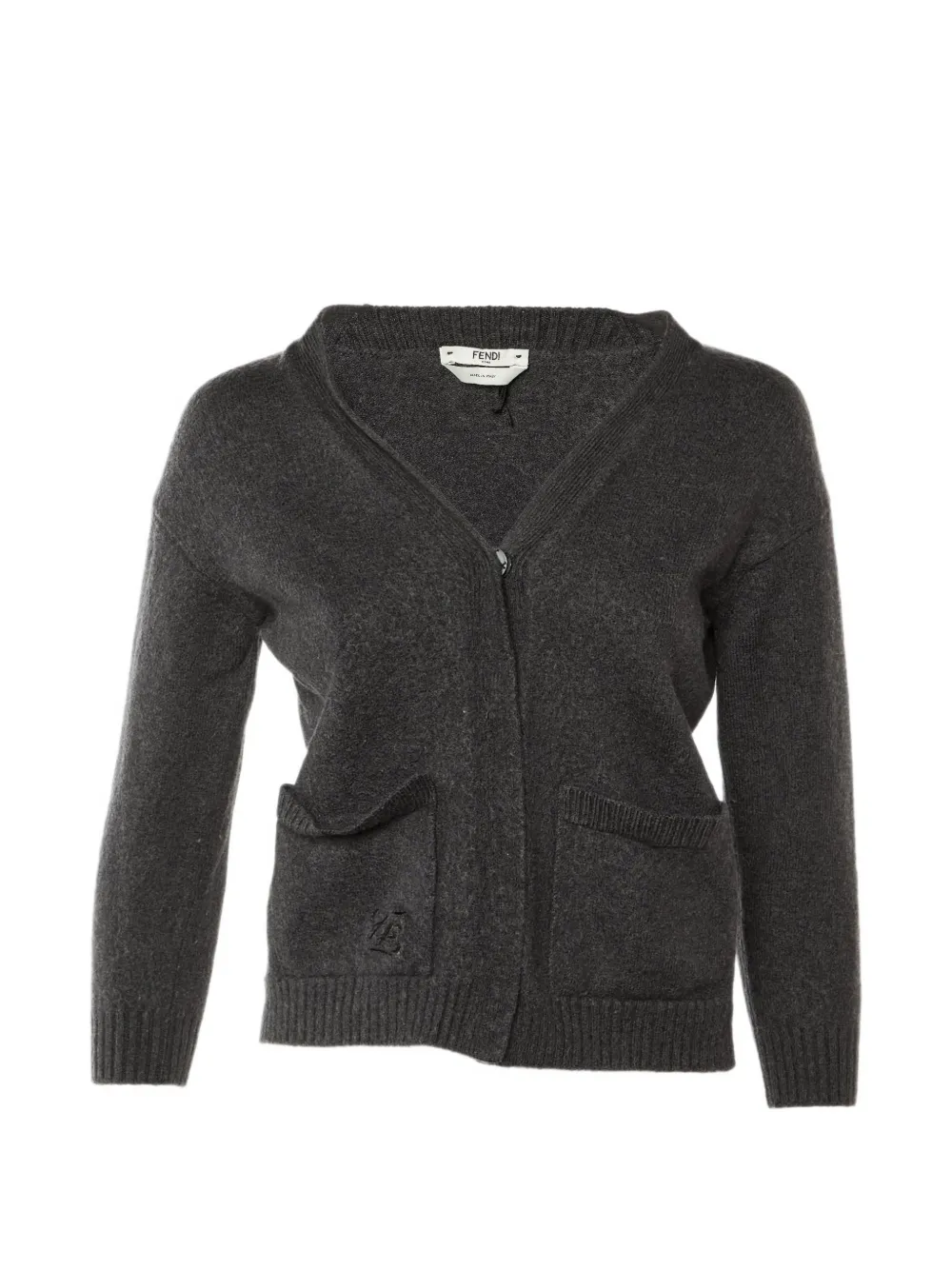 Fendi Pre-Owned wool cardigan - Grigio