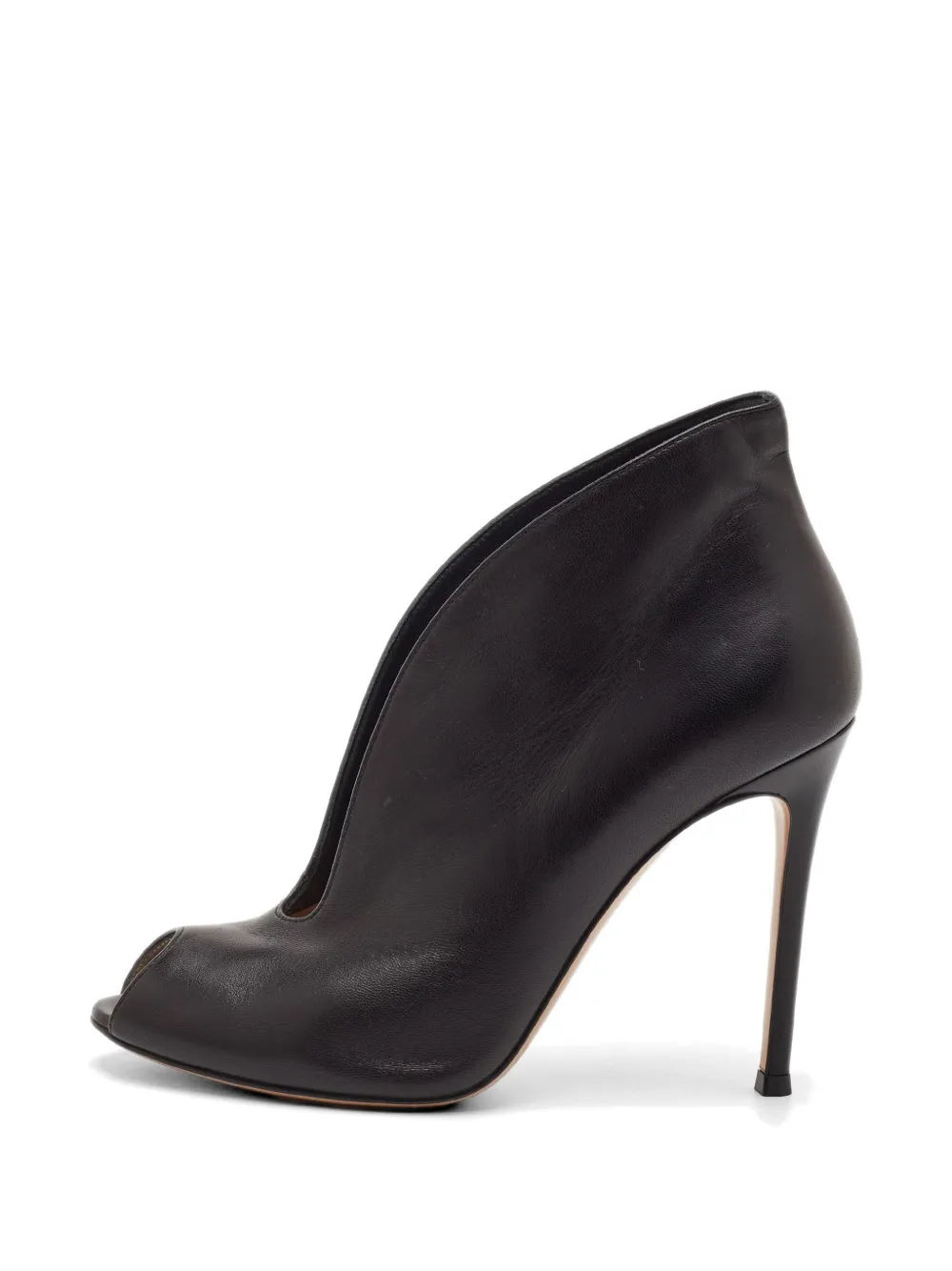 Gianvito Rossi Vamp peep-toe ankle boots - Schwarz