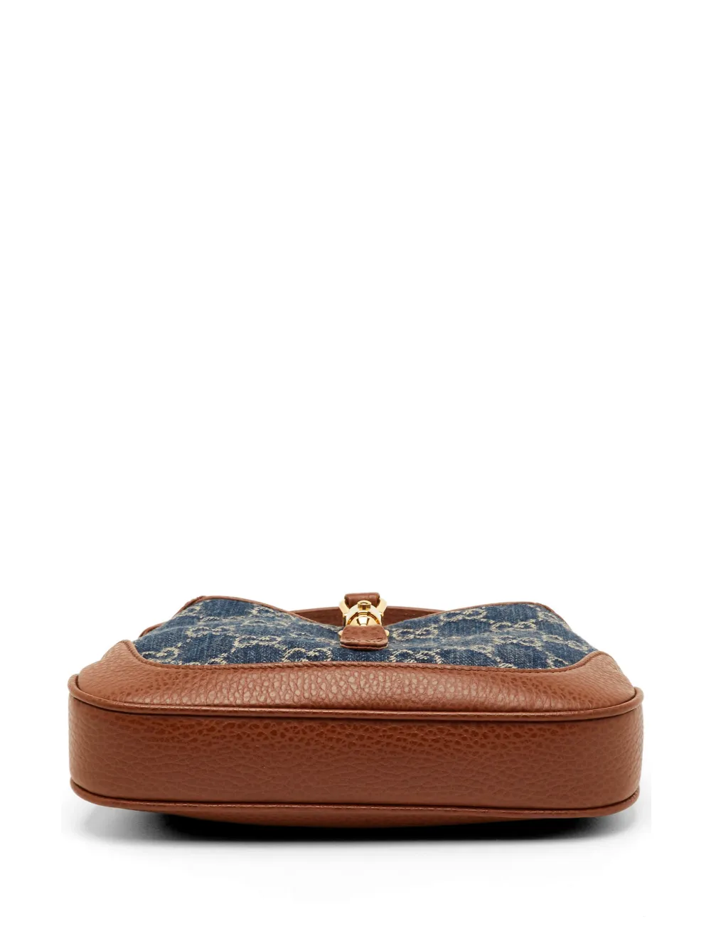 GUCCI GG柄 デニム ショルダーバッグ Gucci Pre-Owned ジャッキー 1961 GG デニムショルダーバッグ | ブルー