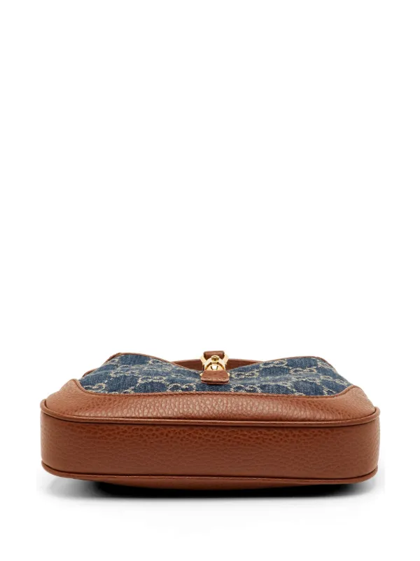 Gucci Pre-Owned ジャッキー 1961 GG デニムショルダーバッグ | ブルー 