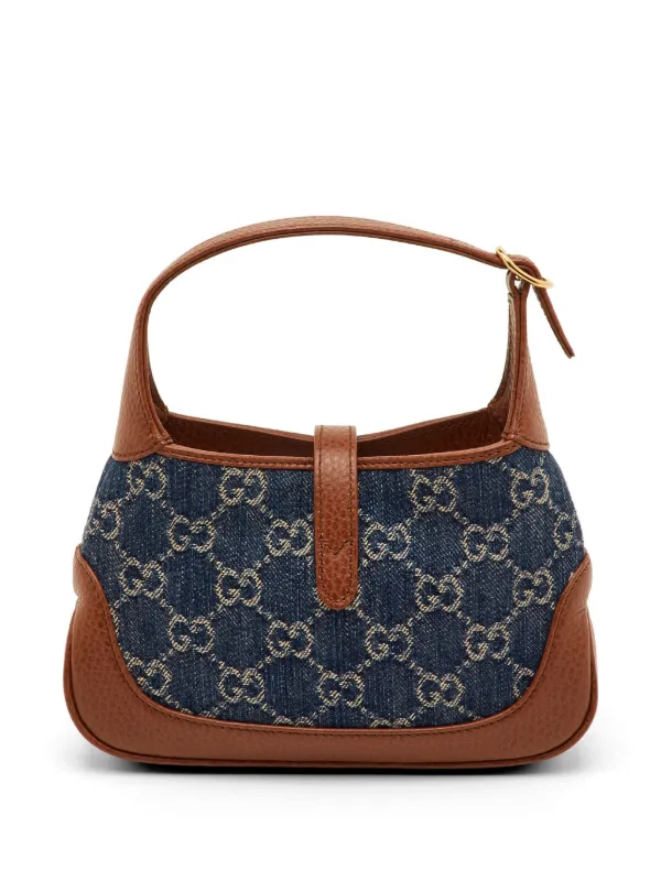 Gucci Pre-Owned ジャッキー 1961 GG デニムショルダーバッグ | ブルー 