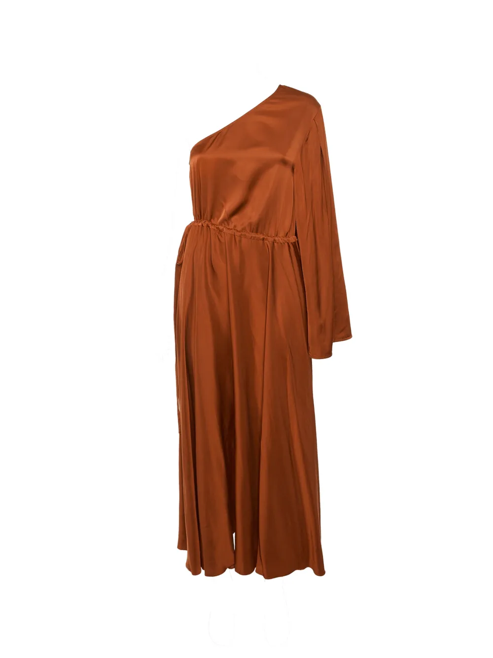 Solace London one-shoulder maxi dress - Brown