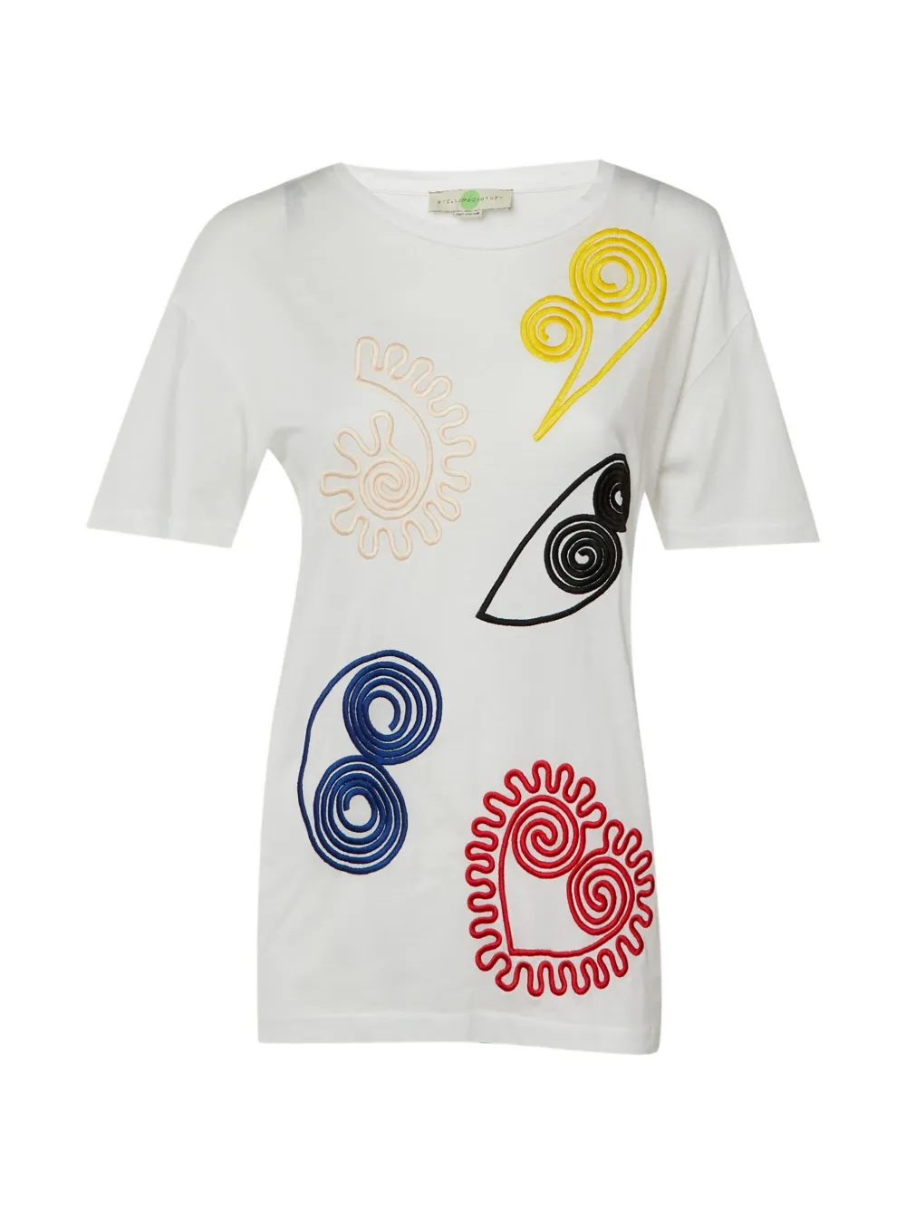 Stella McCartney Pre-Owned embroidered T-shirt - Bianco