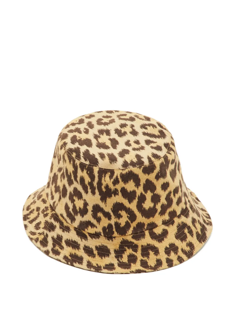 Christian Dior Pre-Owned Oblique leopard-print bucket hat - Toni neutri