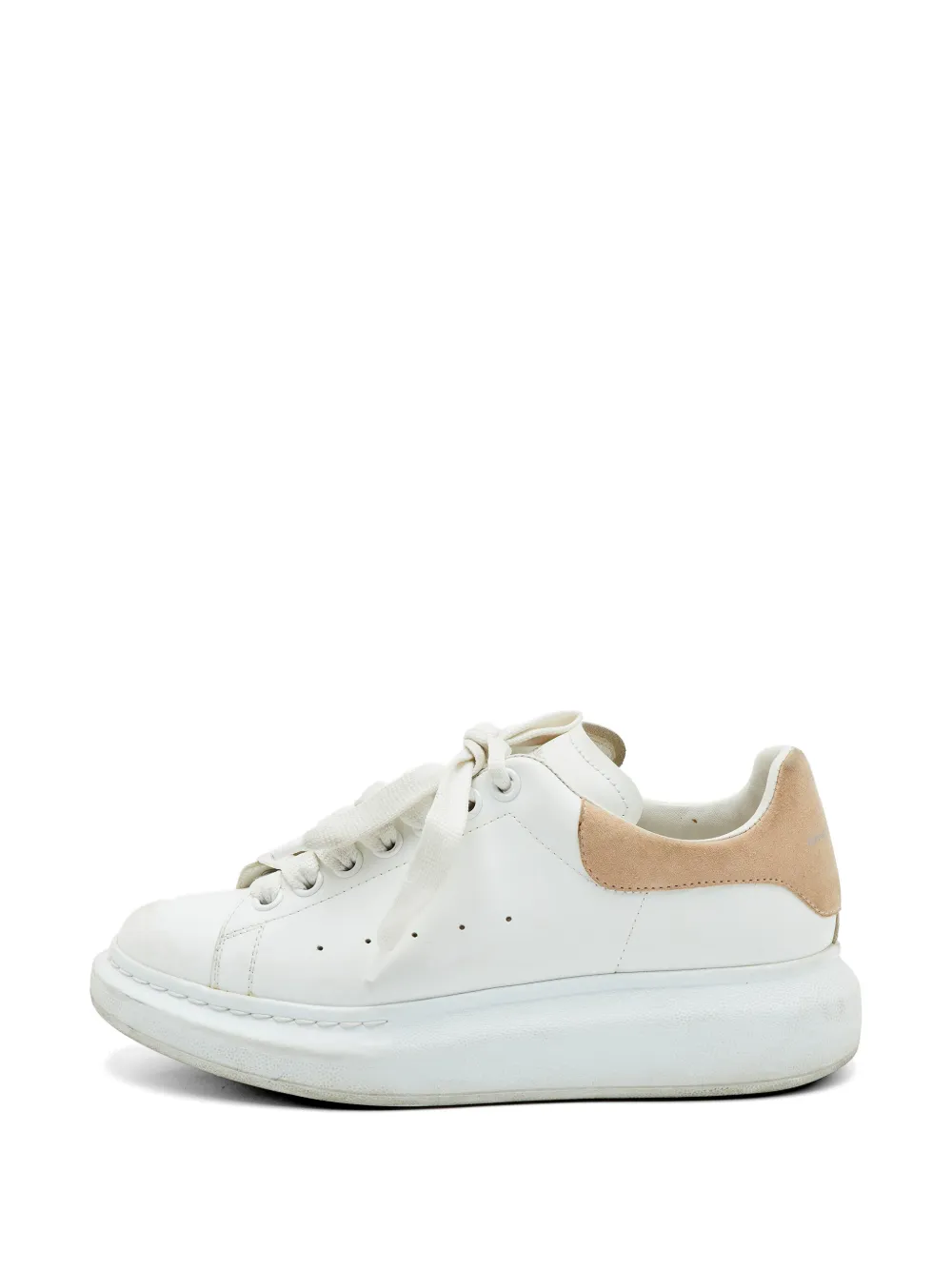 Alexander McQueen Pre-Owned oversized leather sneakers - Weiß