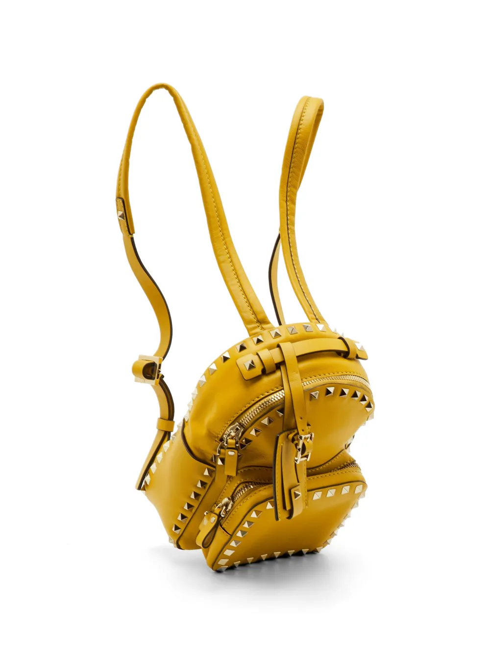 Valentino Garavani Pre-Owned Rockstud mini backpack - Giallo