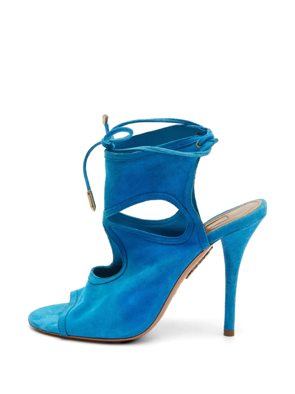 Aquazzura Sexy Thing cutout heeled sandals - Blu
