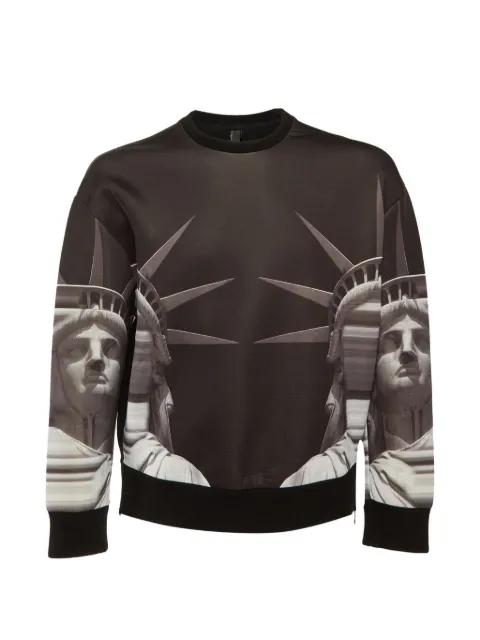 Neil Barrett Statue of Liberty graphic-print sweatshirt