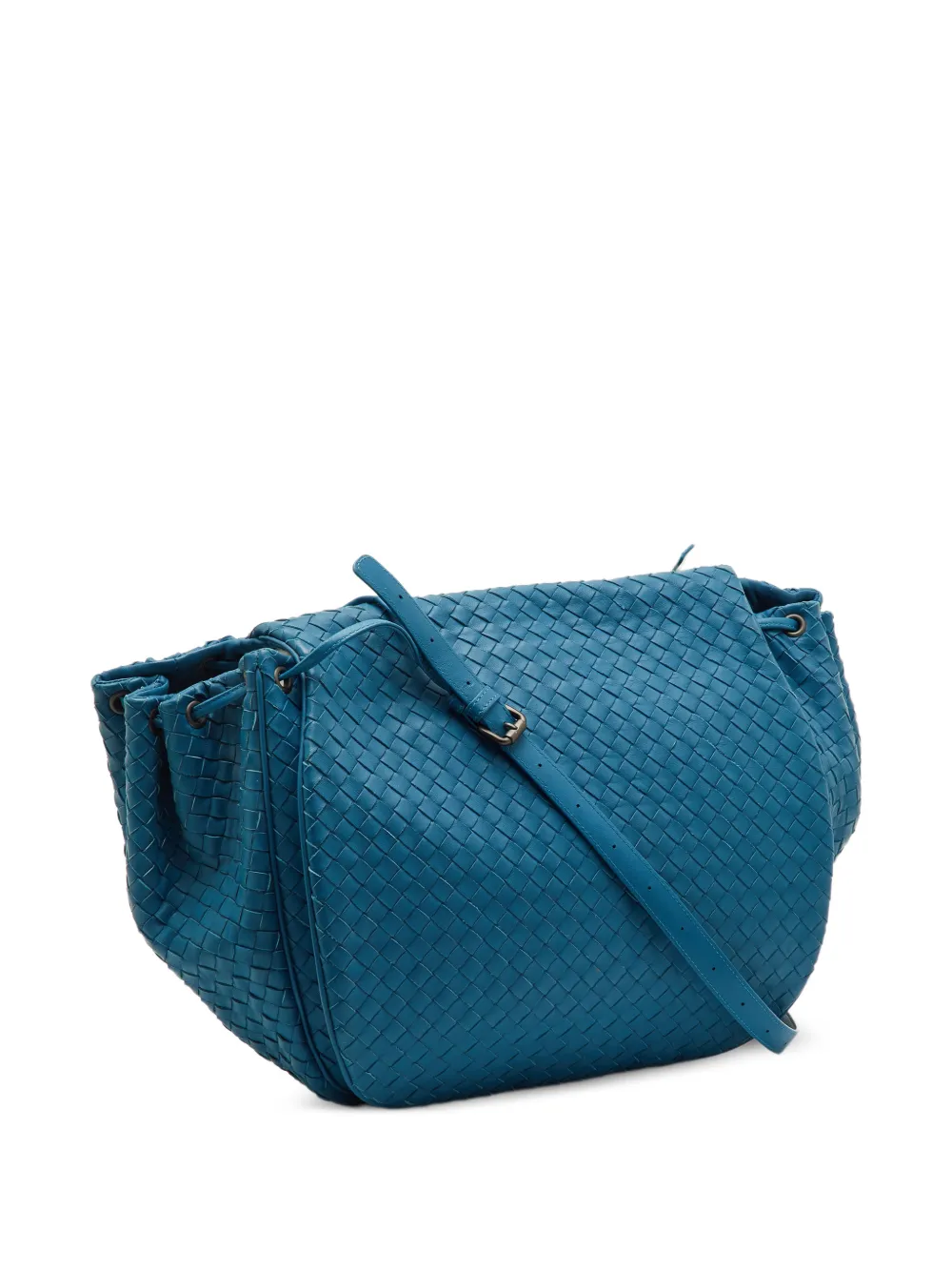 Bottega Veneta Pre-Owned Tabita Intrecciato shoulder bag - Blu