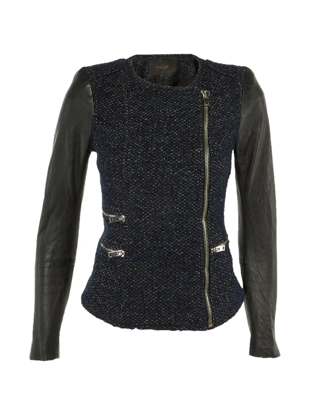 Maje tweed jacket - Blu
