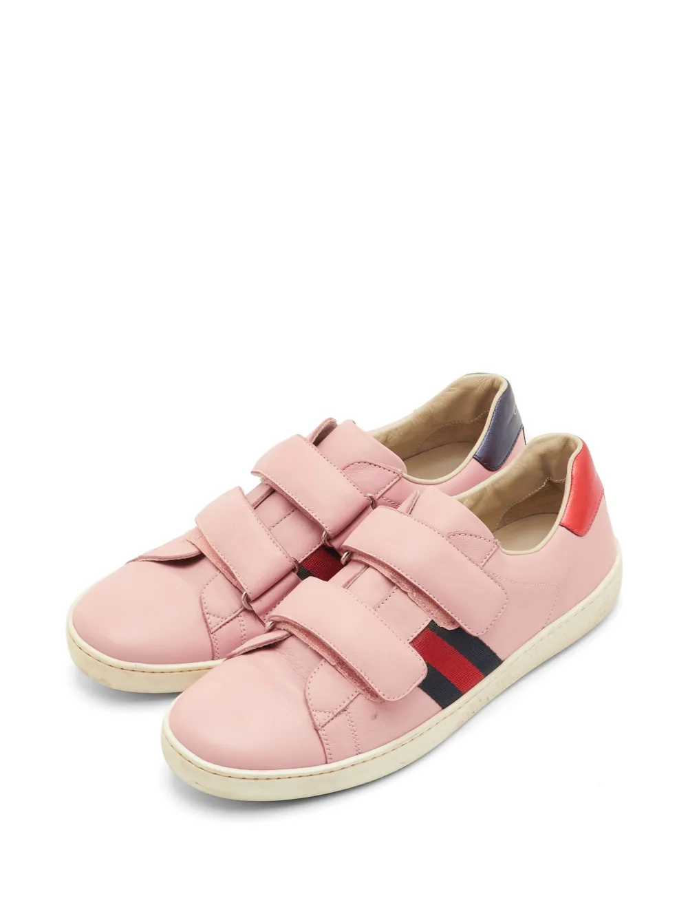 Gucci Pre-Owned Ace touch-strap sneakers - Rosa