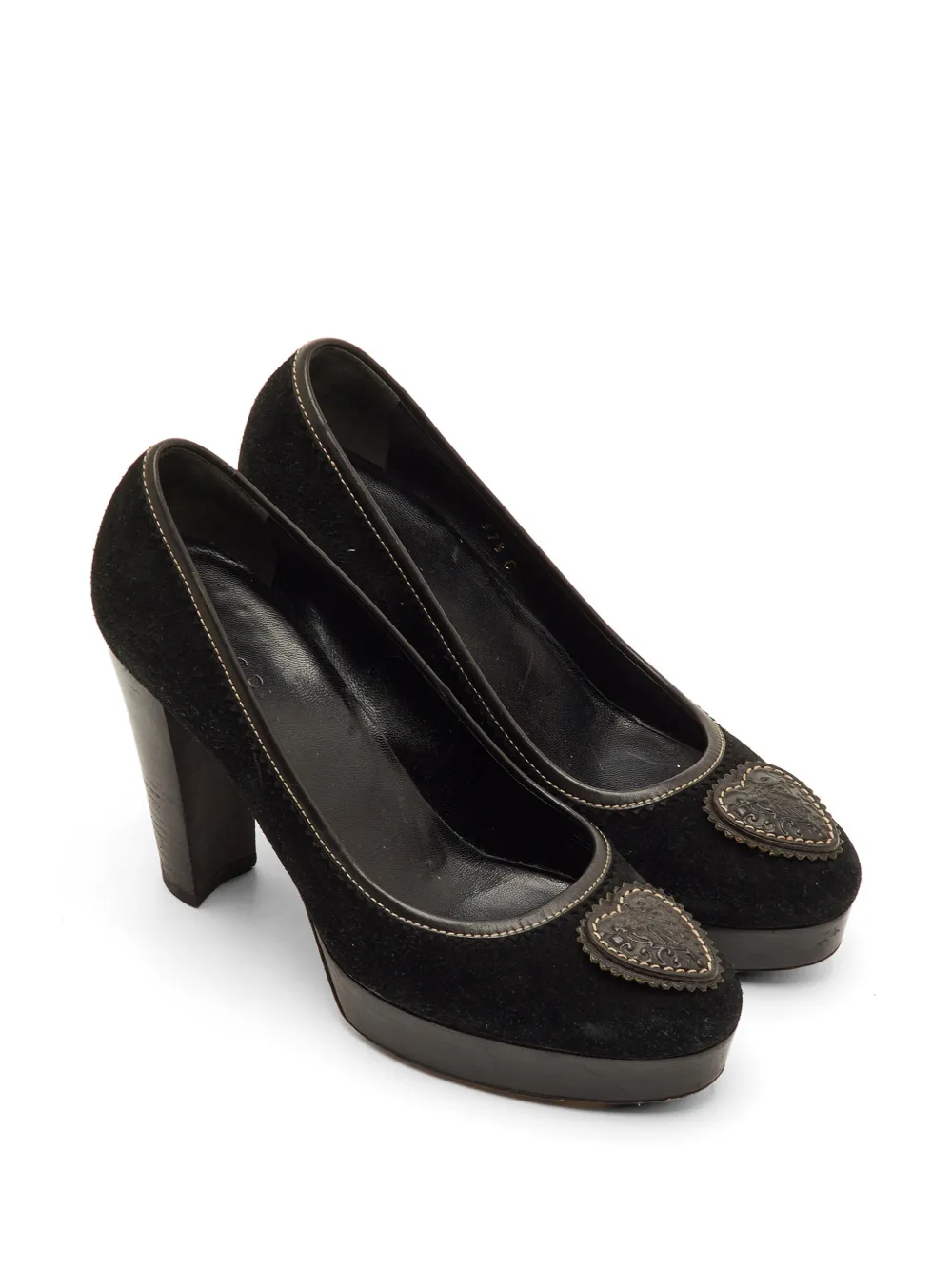 Gucci Pre-Owned Hysteria platform pumps - Nero